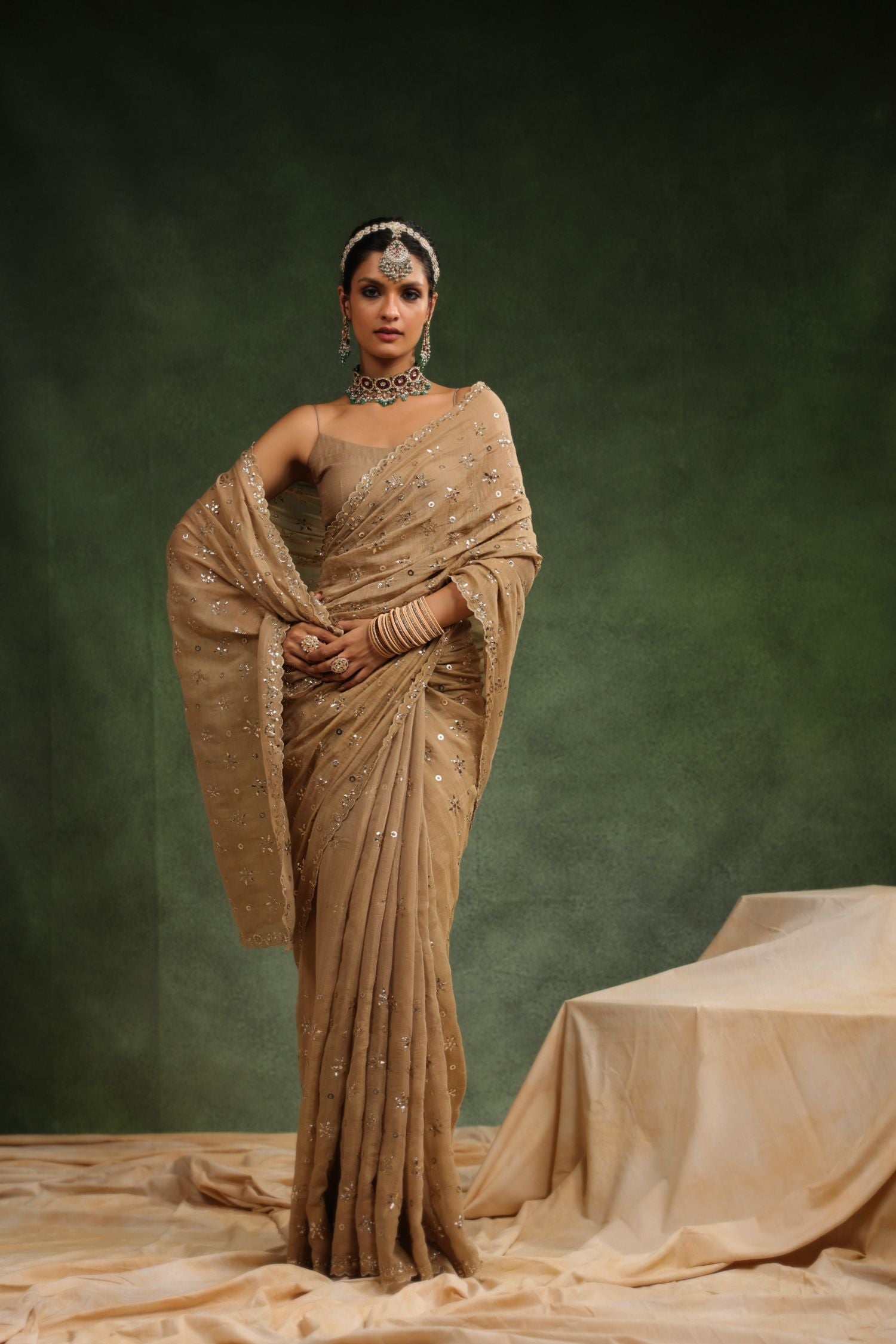 Nutmeg Saree