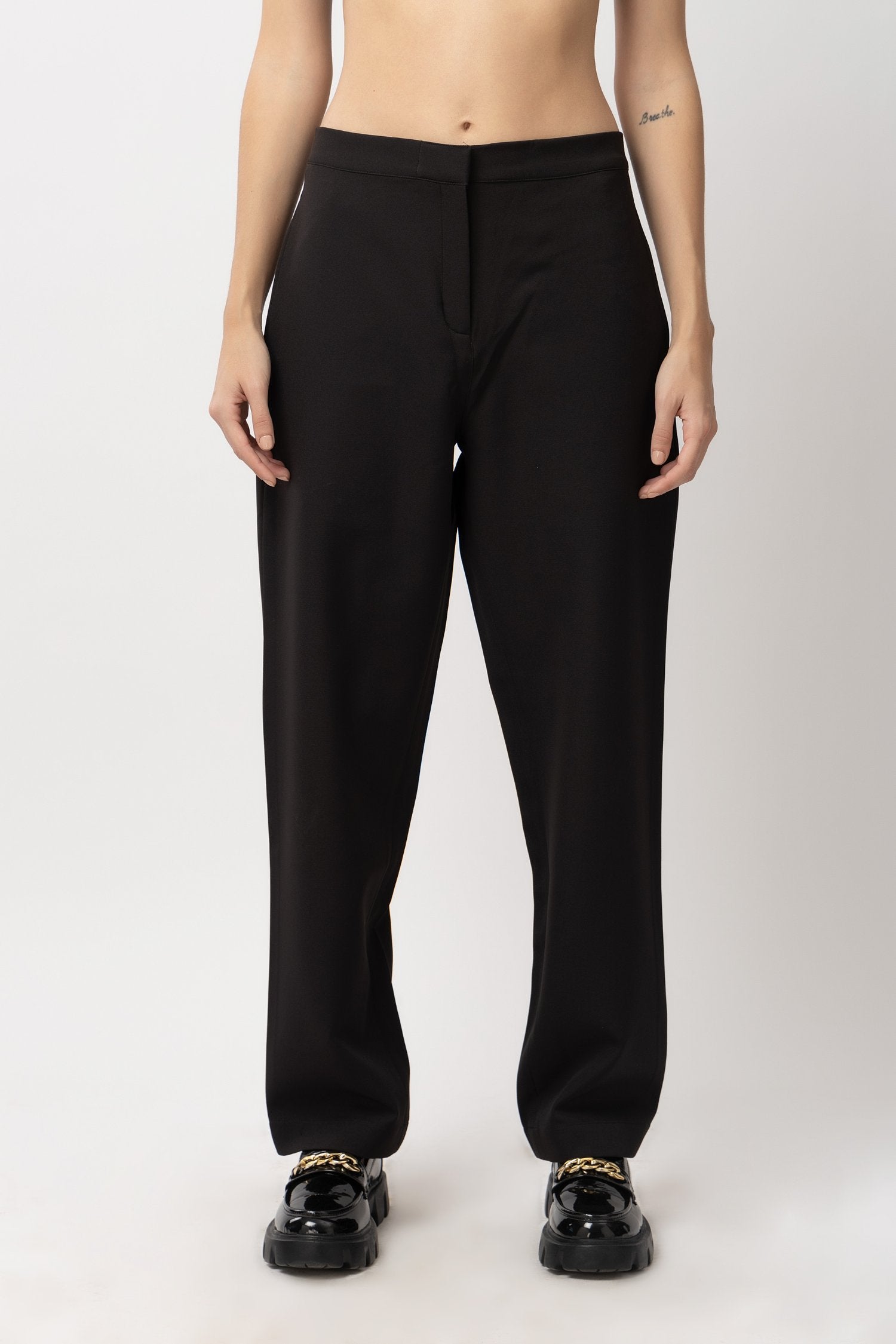 Black Precision Black Trouser