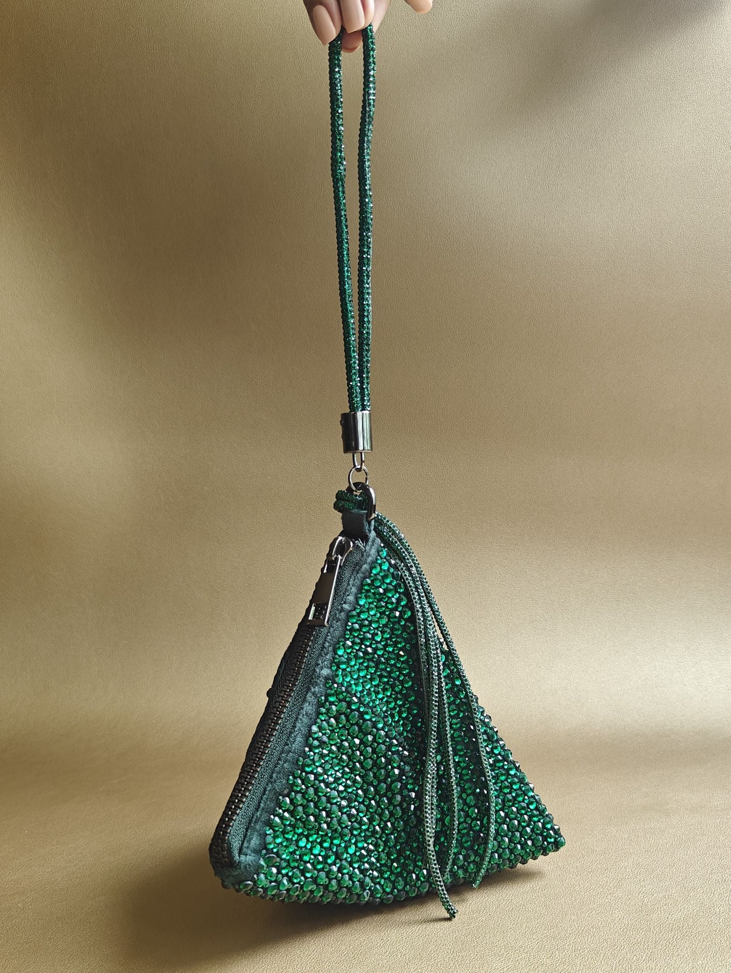 The Delhi Bag in Bottle Green