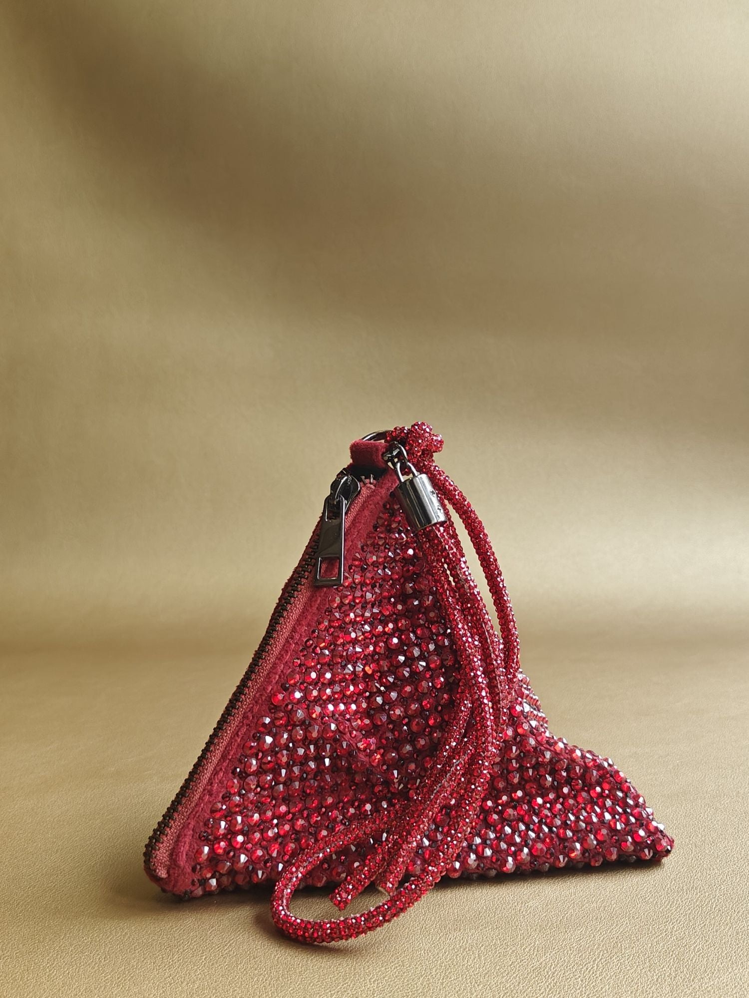 The Delhi Bag in Crimson Red