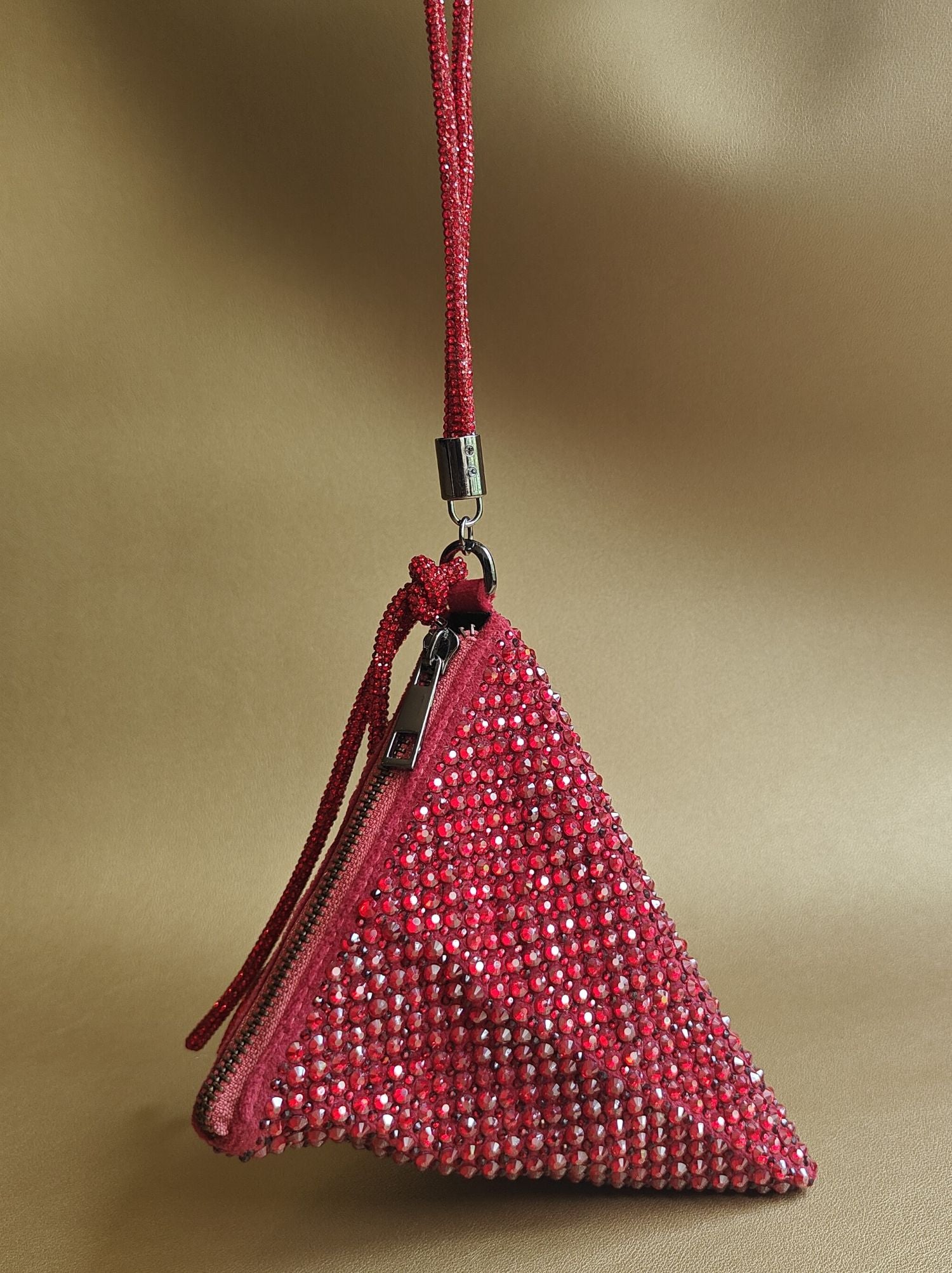 The Delhi Bag in Crimson Red