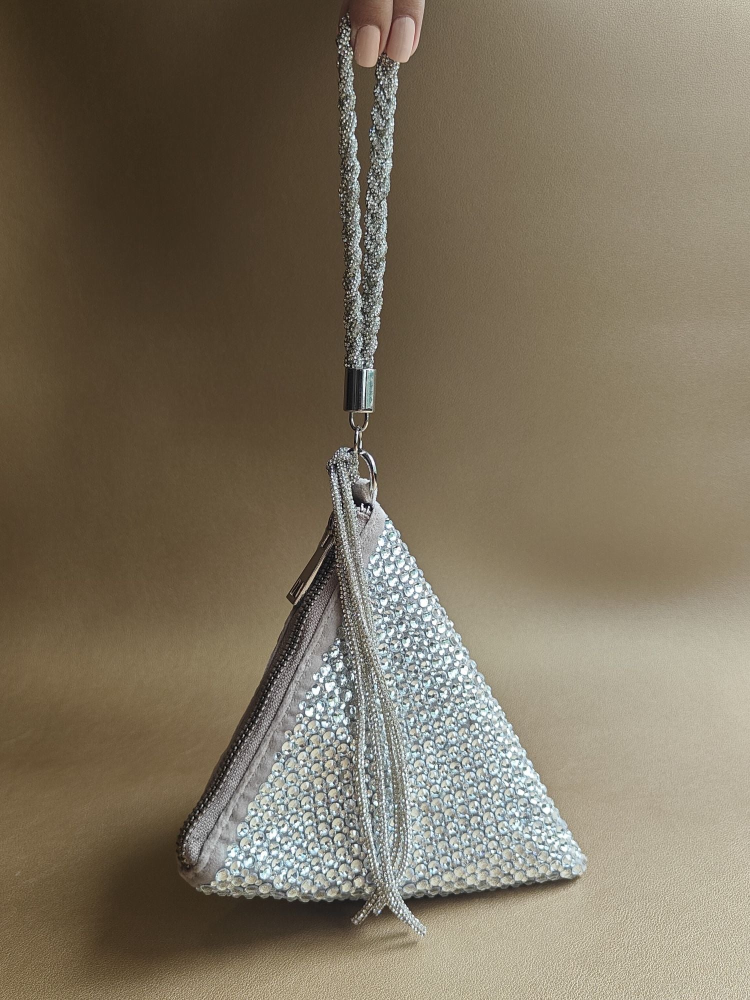 The Delhi Bag in Silver