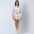 Load image into Gallery viewer, Multicolour Evil Eye Print Shirt Dress
