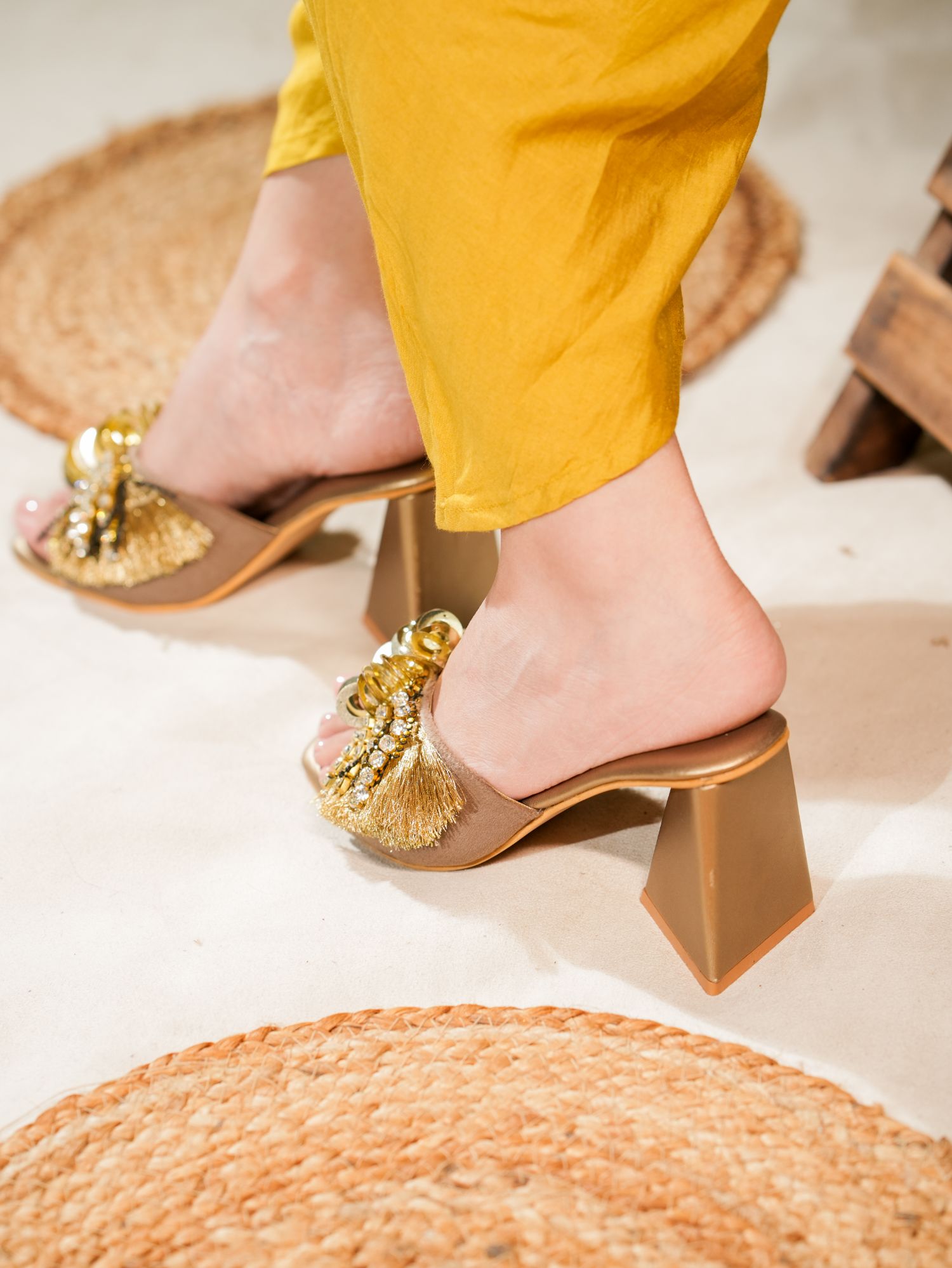 Gold Sugar Heels