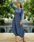 Load image into Gallery viewer, Twilight Bue Dhoti Jumpsuit
