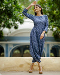 Load image into Gallery viewer, Twilight Bue Dhoti Jumpsuit
