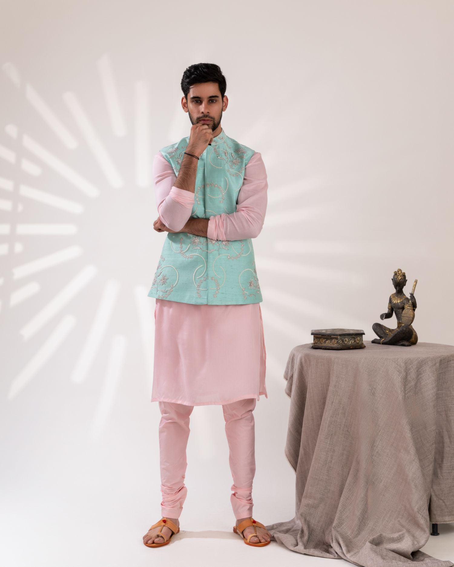 Bundi & Kurta with Chudi Pant