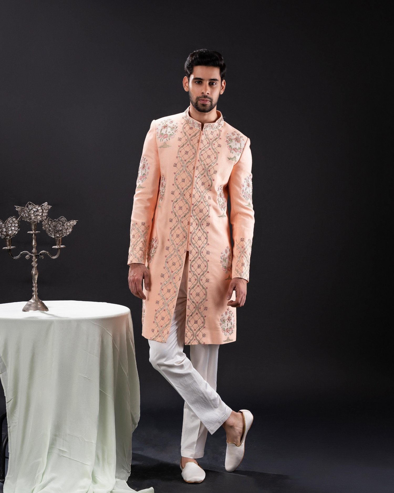 Sherwani with Chudi Pant