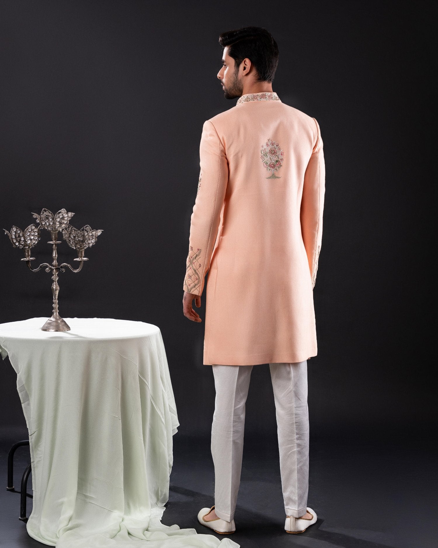 Sherwani with Chudi Pant