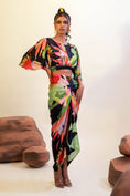 Load image into Gallery viewer, Drape Blouse & Drape Skirt Set
