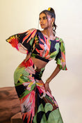 Load image into Gallery viewer, Drape Blouse & Drape Skirt Set
