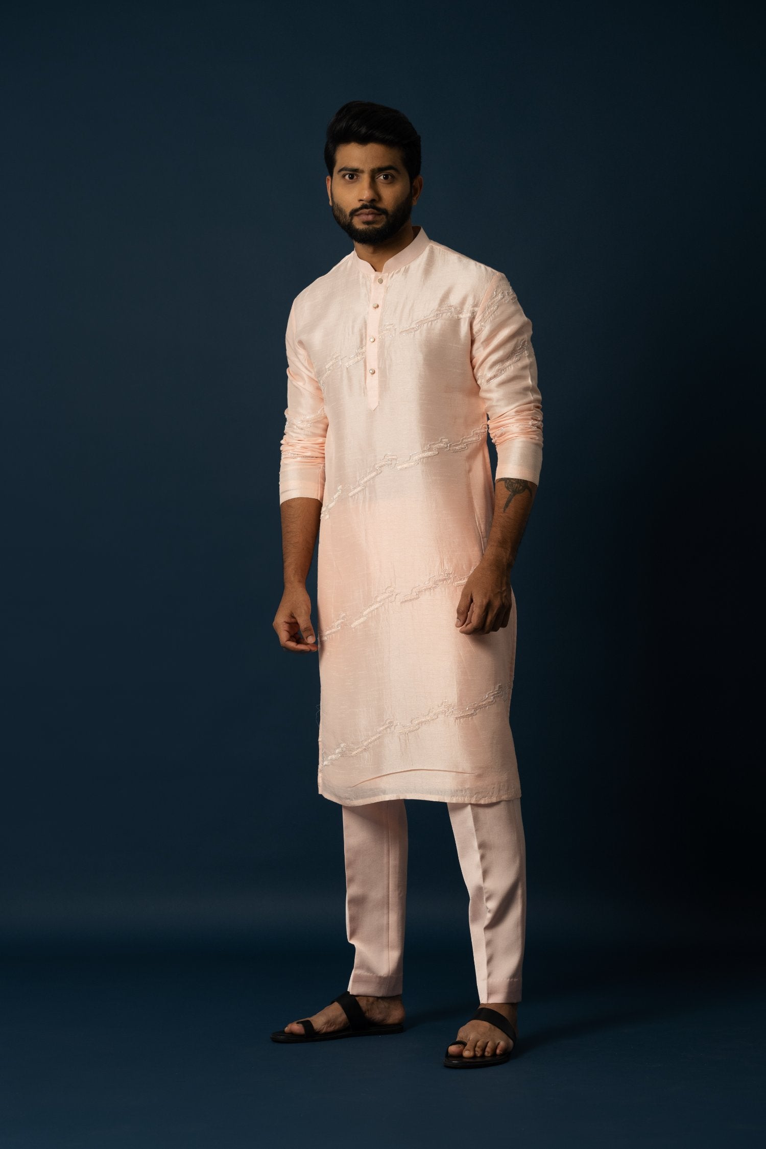 Coral Wave Kurta Set