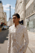 Load image into Gallery viewer, White & Gold Sherwani
