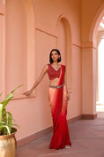 Load image into Gallery viewer, Firoza Pre Stitched Saree
