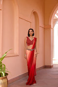 Load image into Gallery viewer, Firoza Pre Stitched Saree
