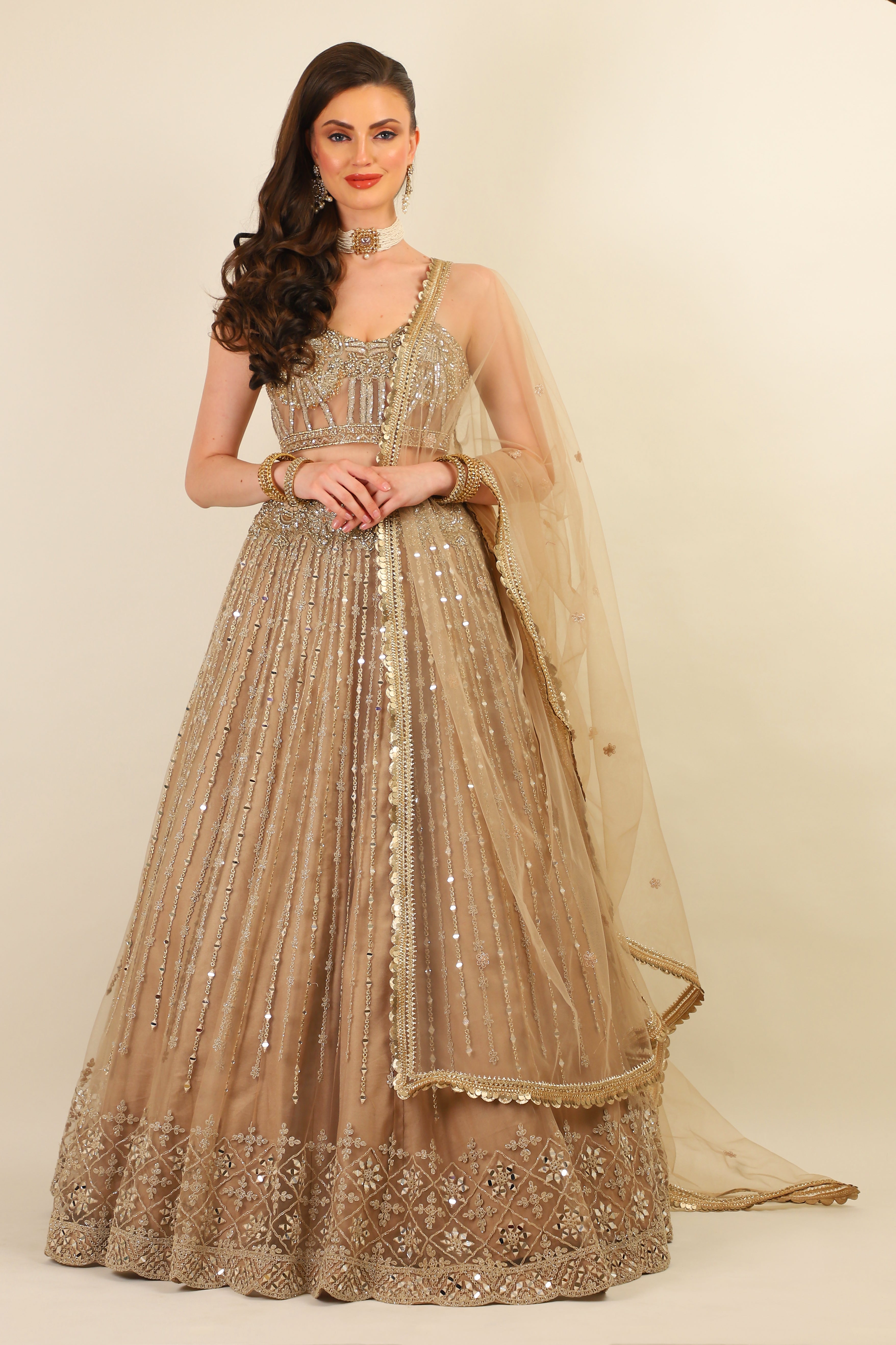 Lehenga With Choli & Dupatta