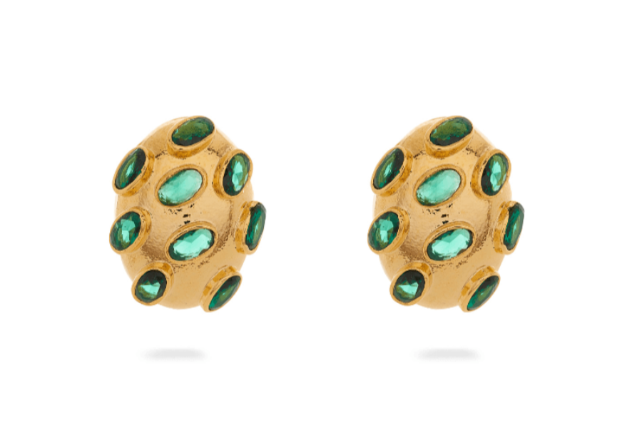 Polki Stone Stud Earring