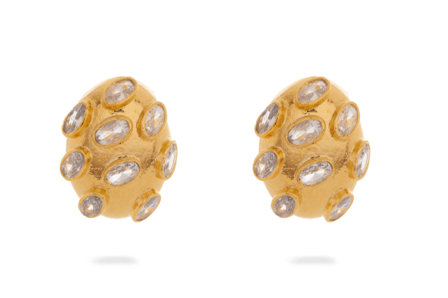 Polki Stone Stud Earring