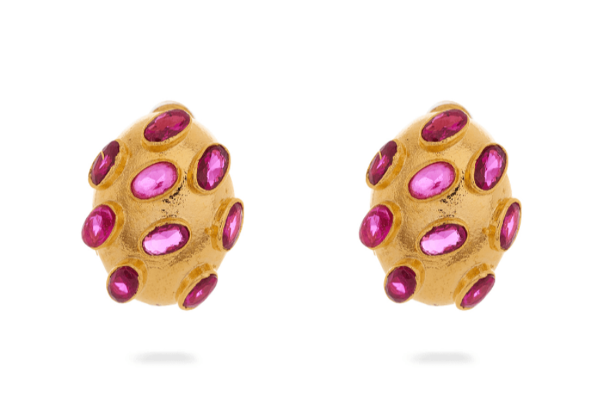 Polki Stone Stud Earring