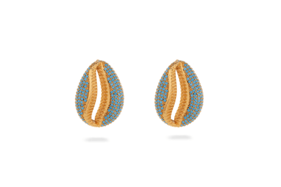 Irina Studded Seashell Earring