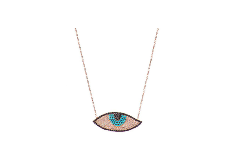 Sterling Silver Third Eye Necklace