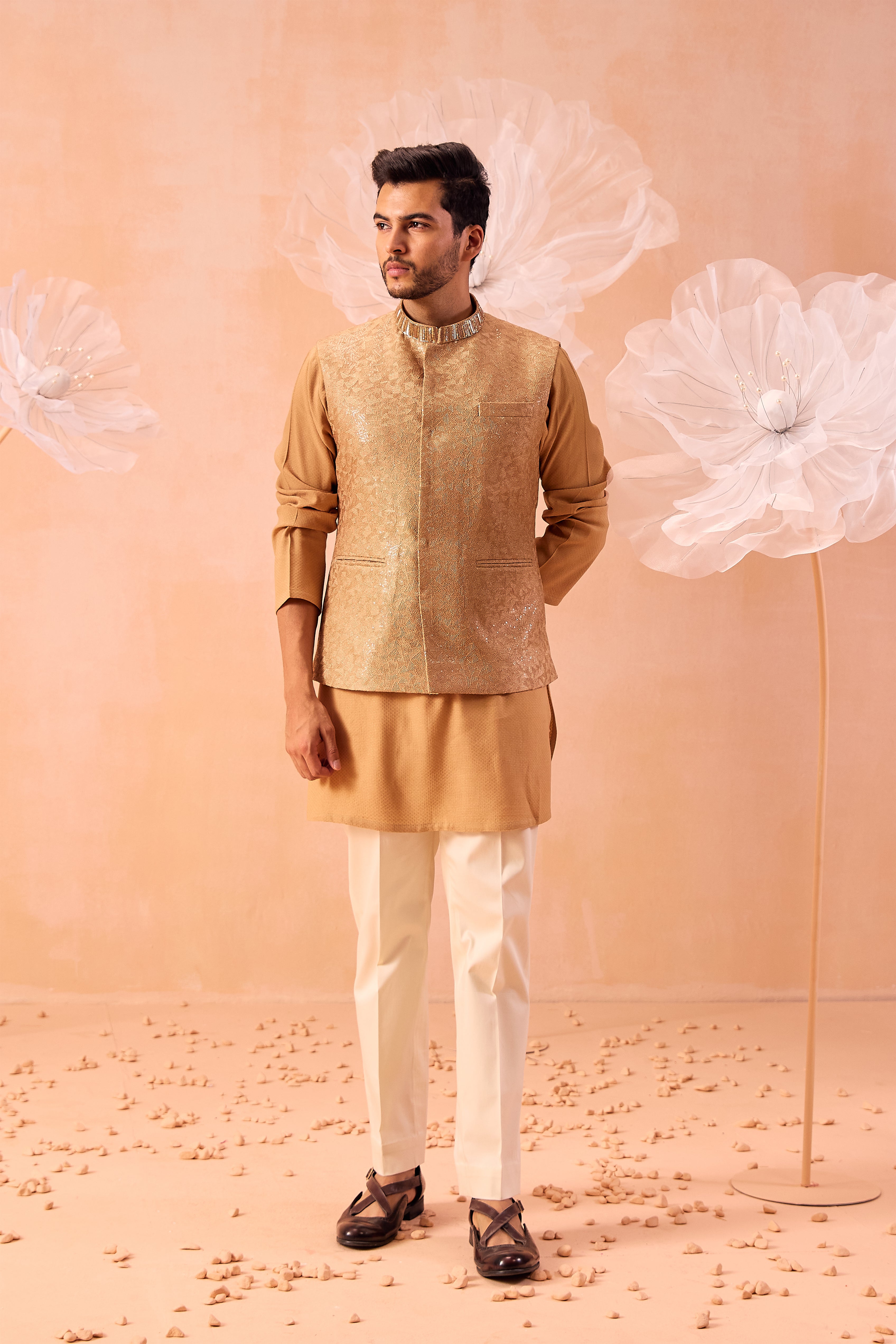 Khwaab Nehru Jacket Set