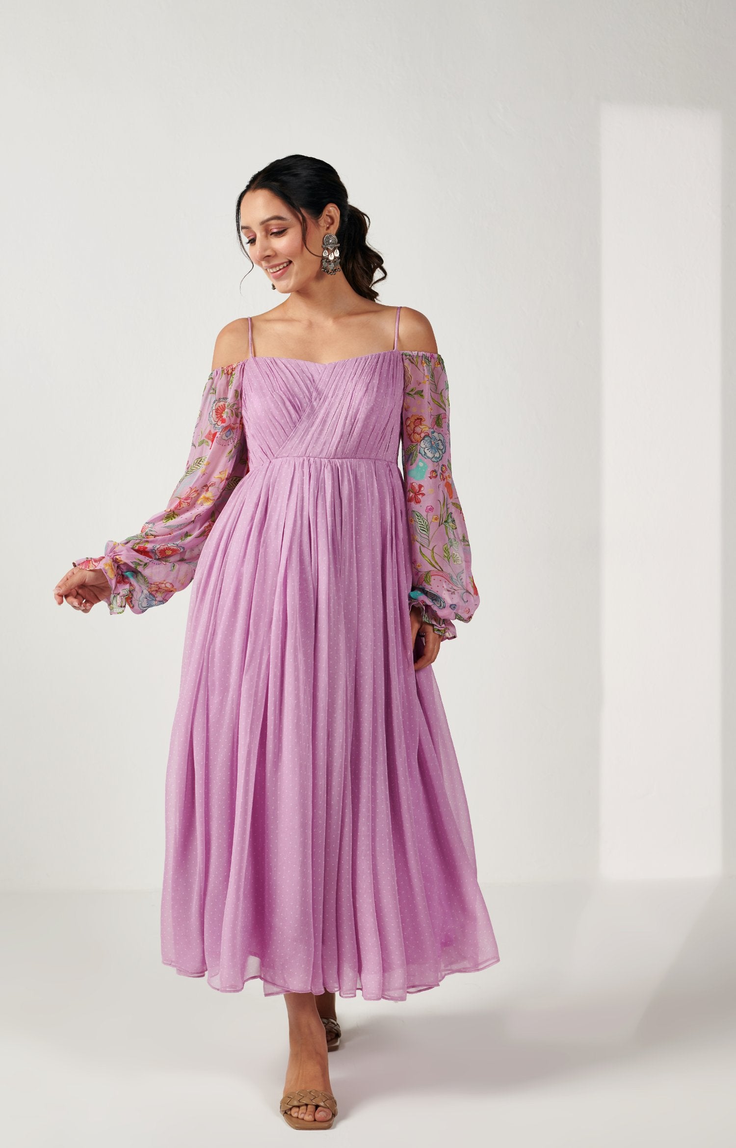 Bagicha Lavender Maxi dress