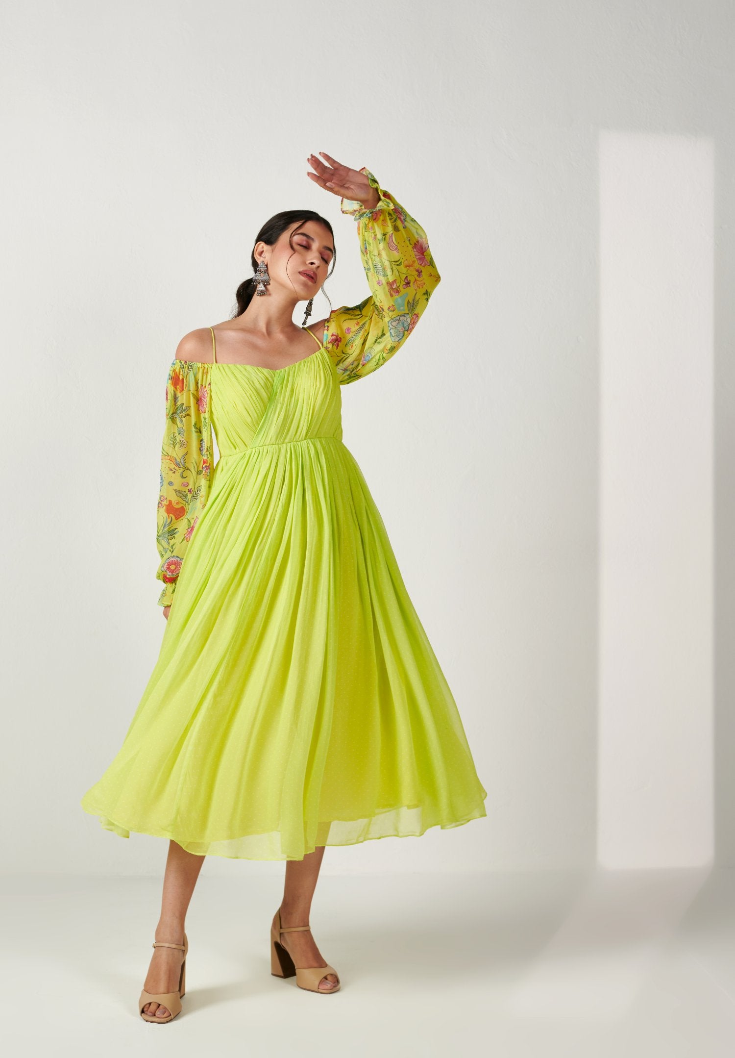 Bagicha Neon Maxi dress