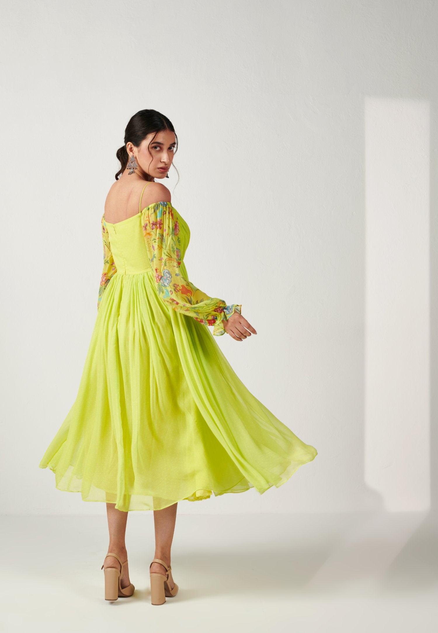 Bagicha Neon Maxi dress