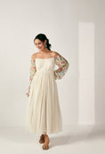 Load image into Gallery viewer, Bagicha white Maxi dress
