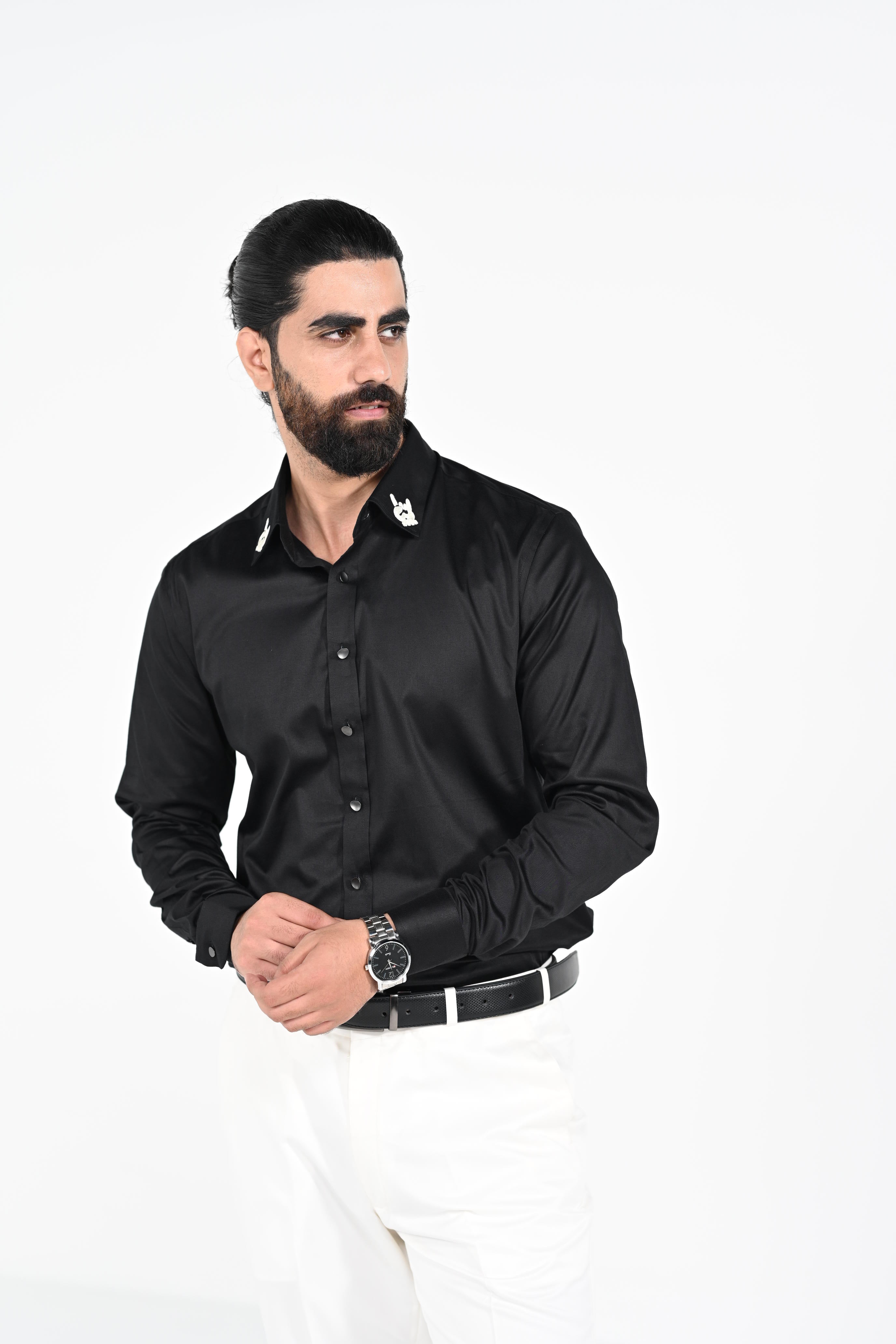 Collar Emboidered Shirt