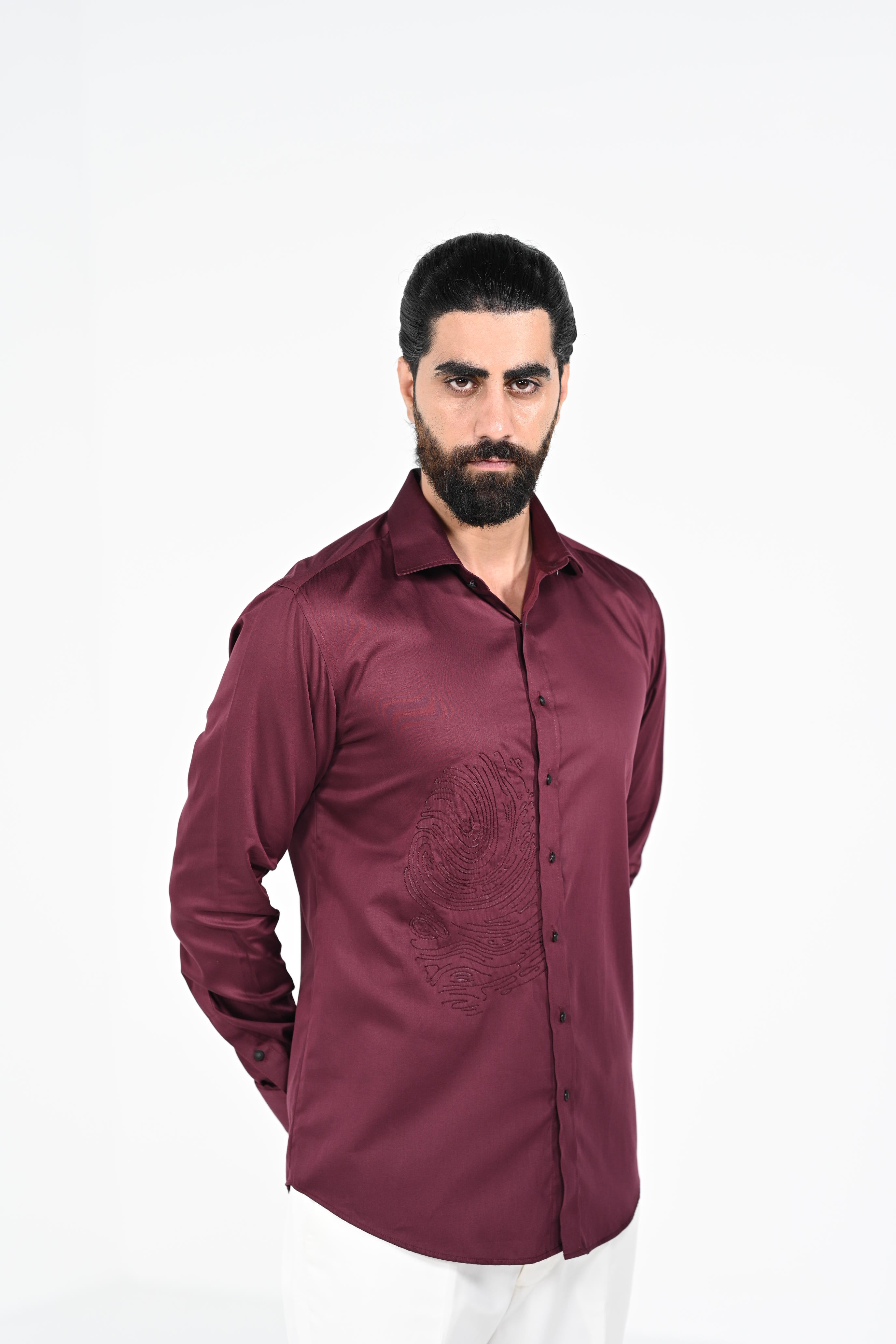 Finger Emboidered Shirt