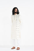 Load image into Gallery viewer, Ivory Mirror Work Kurta Set
