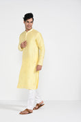 Load image into Gallery viewer, Pastel Yellow Kurta Set
