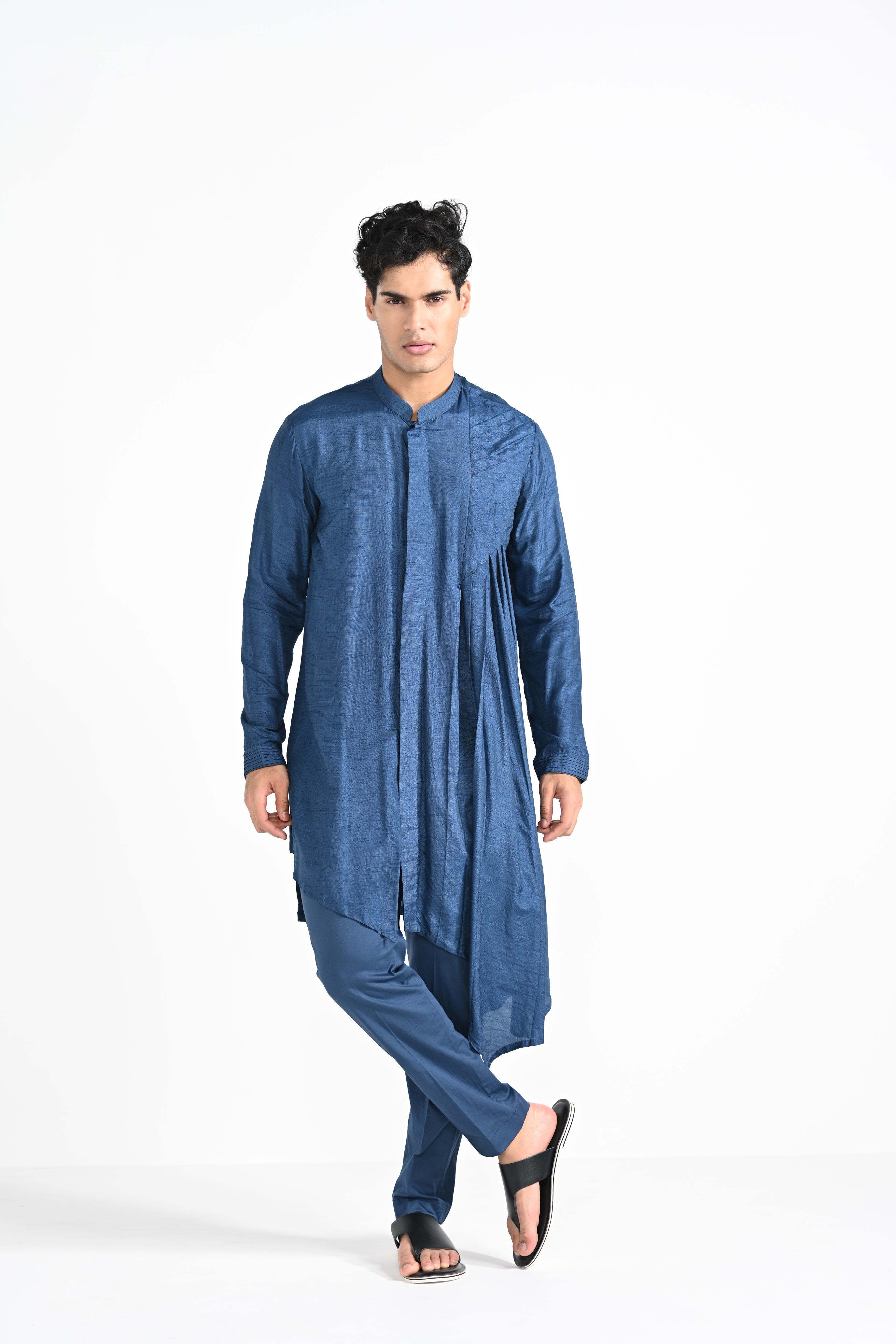 Victorian Bluework Kurta Set