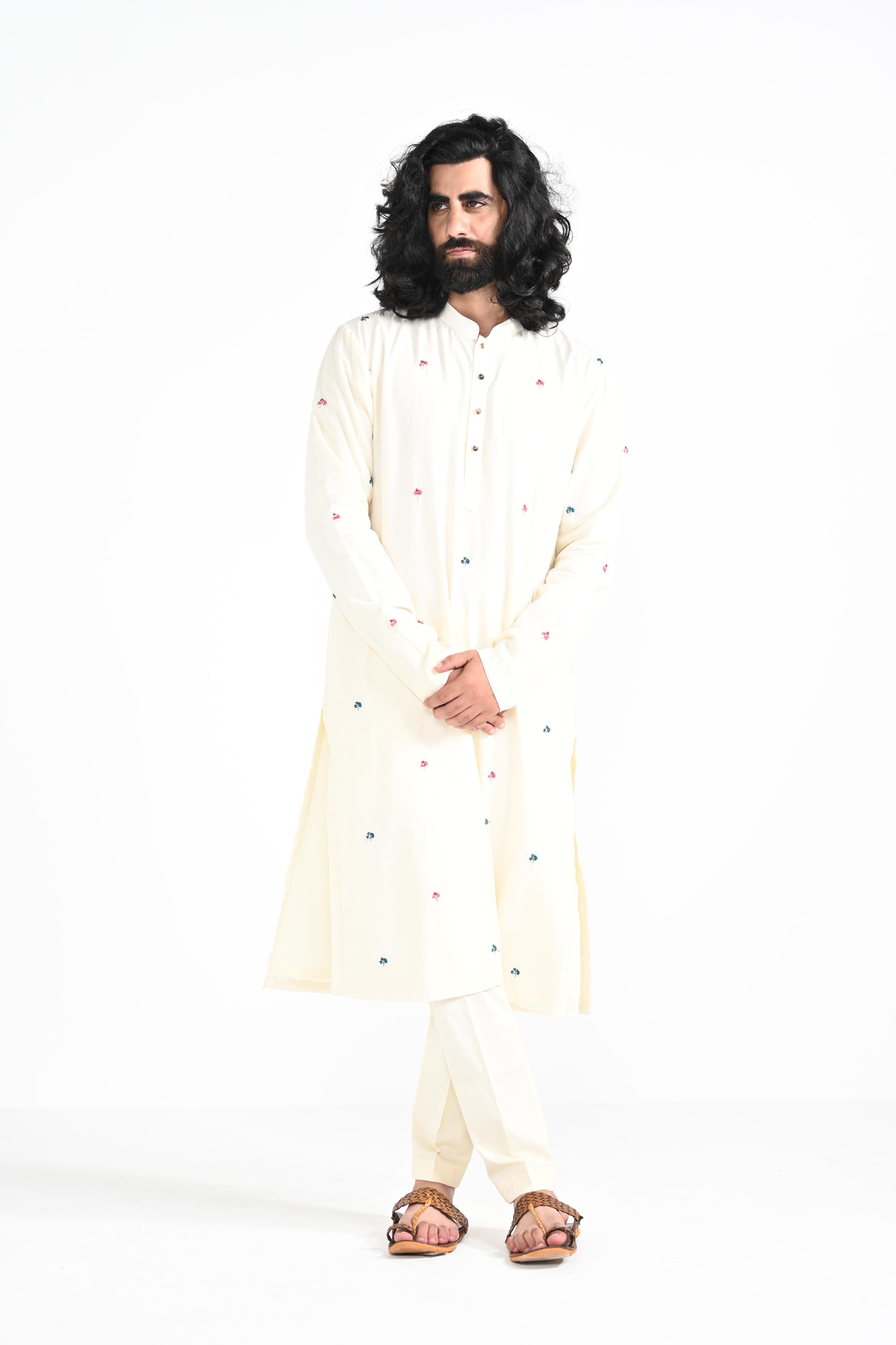 Shamlimaar Butta Work Kurta Set