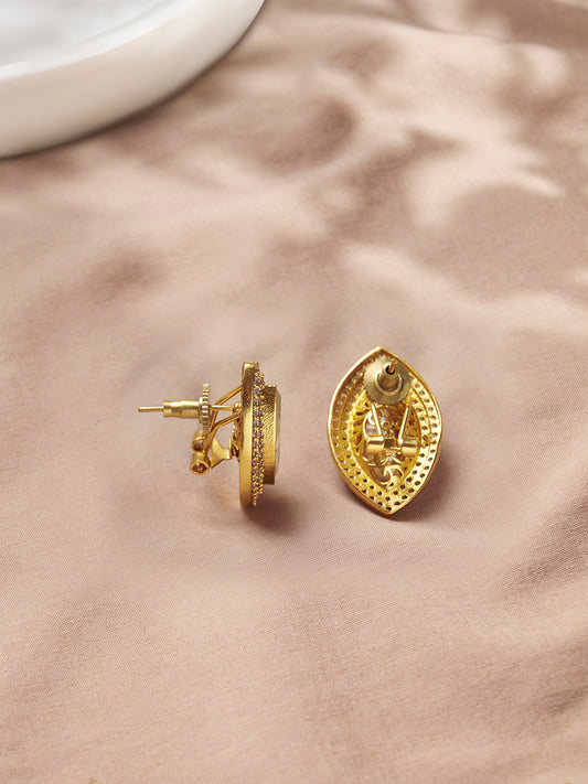 Luminous Polki Stud Earrings