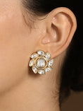 Load image into Gallery viewer, Starry Polki Stud Earrings
