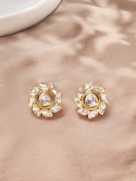 Starry Polki Stud Earrings