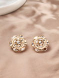 Load image into Gallery viewer, Shimmery Polki Stud Earrings
