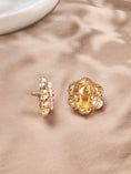 Load image into Gallery viewer, Shimmery Polki Stud Earrings
