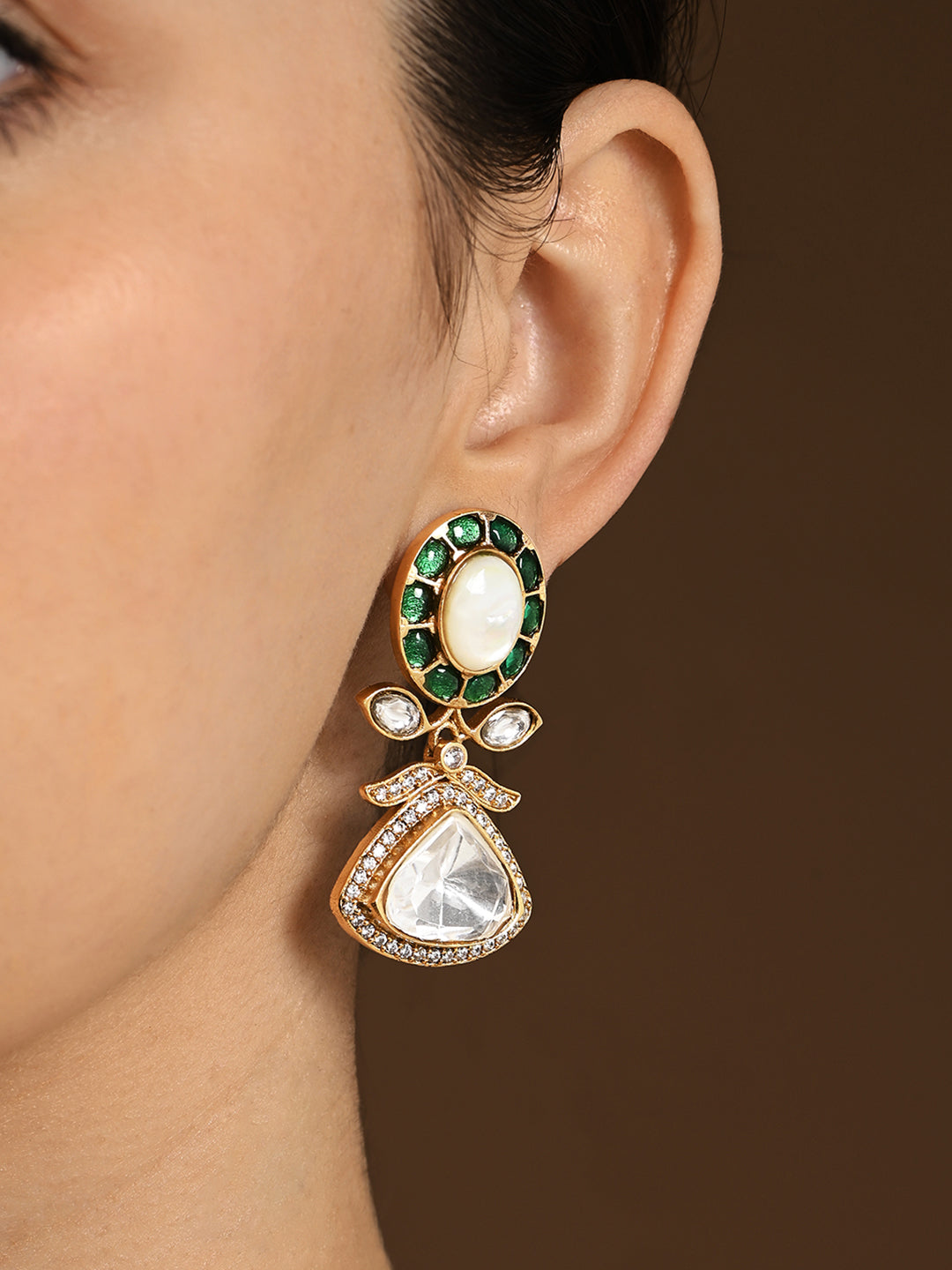 Lustrous Polki Earrings