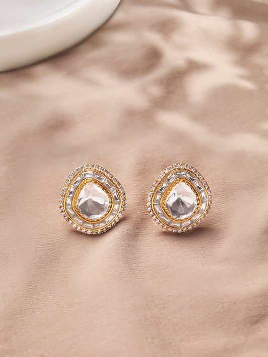 Resplendent Polki Stud Earrings