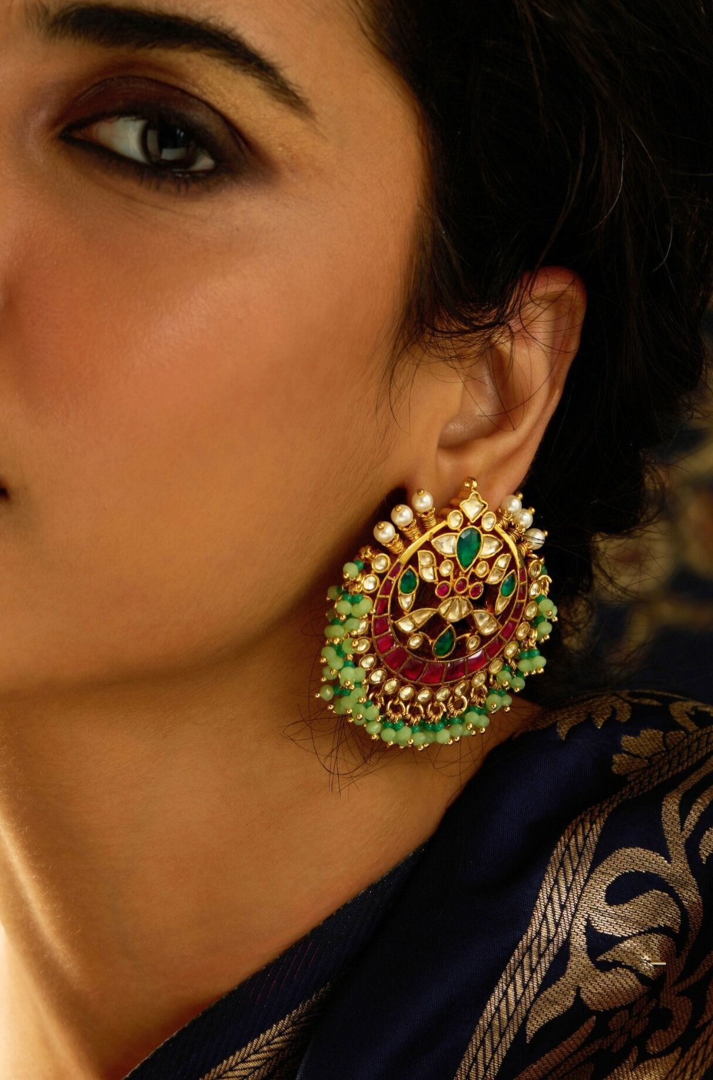 Regal Radiance Stud Earring