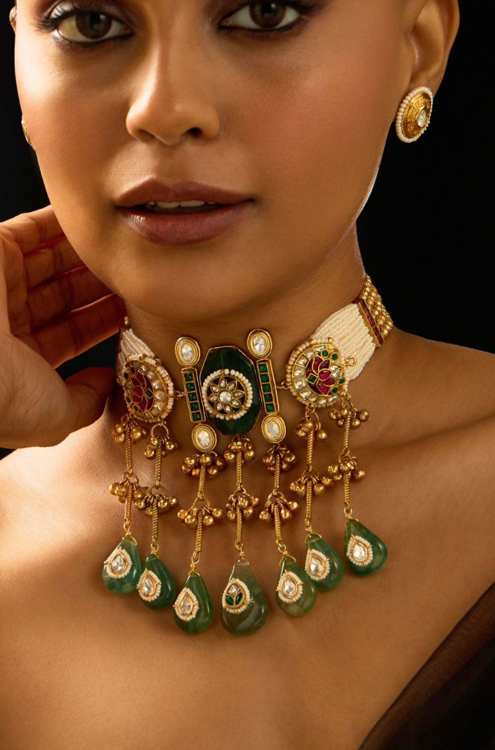 Majestic Rajwadi Necklace Set