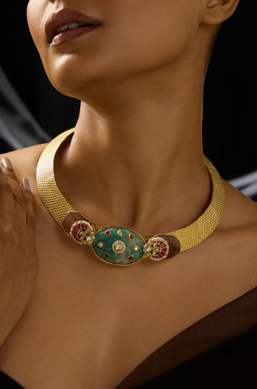 Riti Golden Collar Necklace