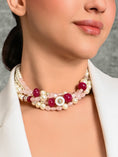 Load image into Gallery viewer, Luxurious Multi-Colour Beaded Choker
