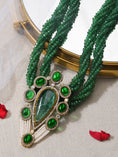 Load image into Gallery viewer, Green Beaded Necklace
