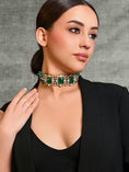 Load image into Gallery viewer, Charismatic Beaded Choker In Green
