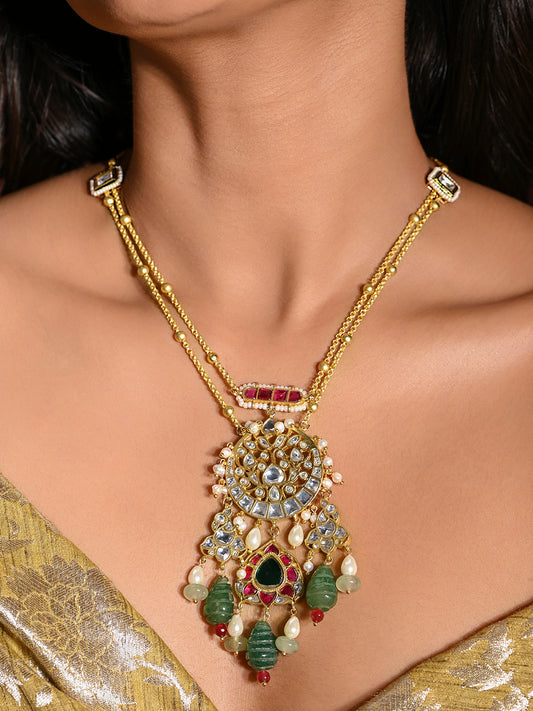 Marvelous Multi-Colour Chain Necklace